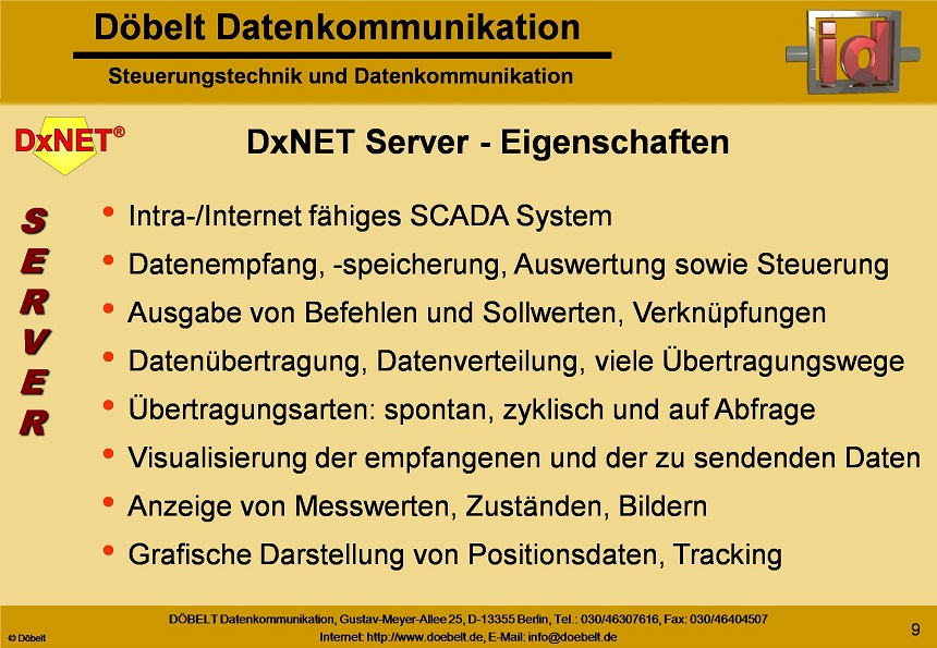 Dbelt Datenkommunikation - Produktprsentation: dxpos - Folie 9