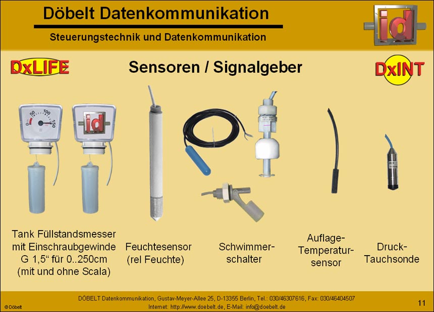 Dbelt Datenkommunikation - Produktprsentation: heizungsueberwachung - Folie 11