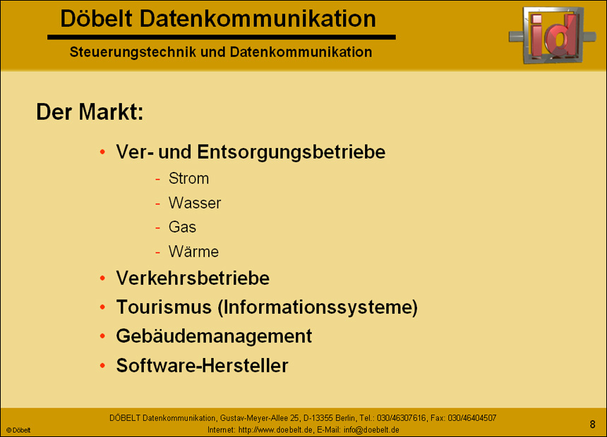 Dbelt Datenkommunikation - Produktprsentation: multiple - Folie 8