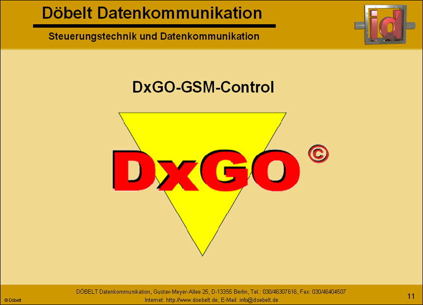 Dbelt Datenkommunikation - Produktprsentation: multiple - Folie 11