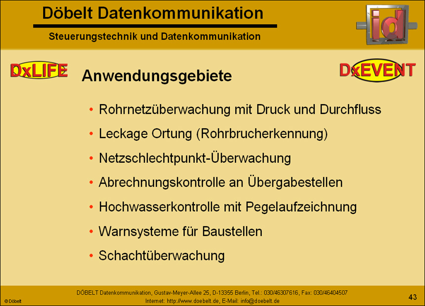 Dbelt Datenkommunikation - Produktprsentation: multiple - Folie 43