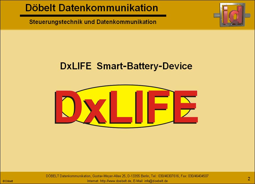 Dbelt Datenkommunikation - Produktprsentation: syswater - Folie 2