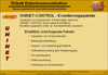 UNINET-CONTROL - Erweiterungspakete